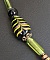Collier India Olivine/Noir