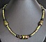 Collier India Olivine/Noir