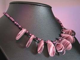 Collier cordon fantaisie Femme - Lilas