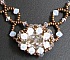 Collier Morgan ovale lunaire