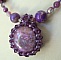 Collier Pendentif  Arena Violet