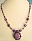 Collier Pendentif  Arena Violet