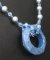 Collier pendentif Cosmic Ceramic blue