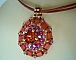 Collier pendentif Twina pinky