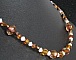 Collier Simply cuivre & blanc