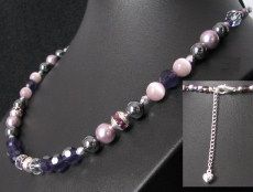 Collier Simply prune argent