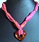 Collier Soie Coeur Miss U Swarovski