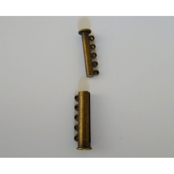 Fermoir 5 rangs bronze magnétique 30mm 