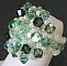 Kit bague Addison vert et nacre