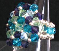 Kit bague Agate Purple Blue