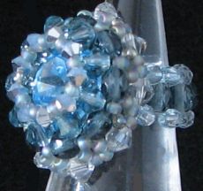 Kit bague Dome Bleu Indian