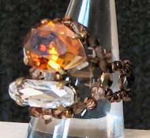 Kit bague Hieroglyphe Cognac