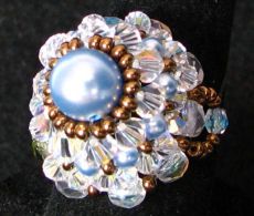 Kit bague Saturne Bleu clair
