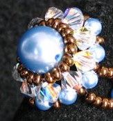 Kit bague Saturne-mini bleu clair