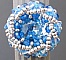 Kit bague Sikinos bleue