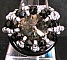 Kit bague strass sur anneau noir