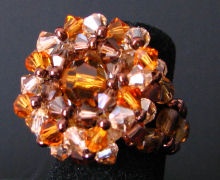 Kit bague Trinity ambre