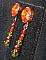 Kit boucles d'oreilles Hyacinth kaki