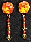 Kit boucles d'oreilles Hyacinth kaki