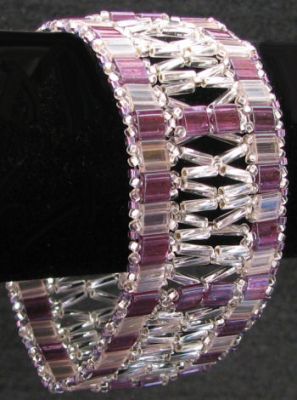 Kit bracelet Tila & Twist à fenêtres Violet/argent