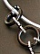 Kit collier cascade d'anneaux noirs