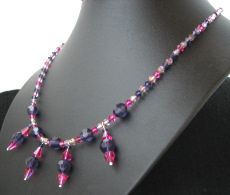 Kit collier Tocade purple