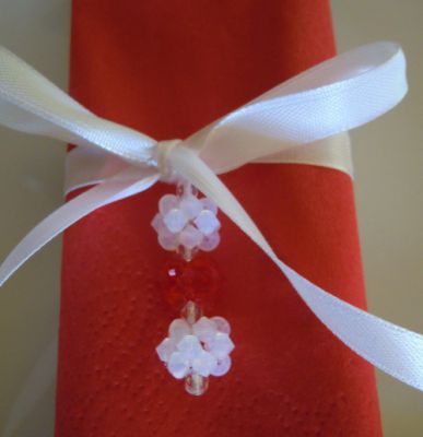 Kit pour rond de serviettes de Noël avec pendentif