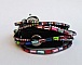 Montre bracelet double  strass et perles cristal