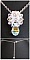 Pendentif boule de cristal Swaroski sur cha&icirc;ne