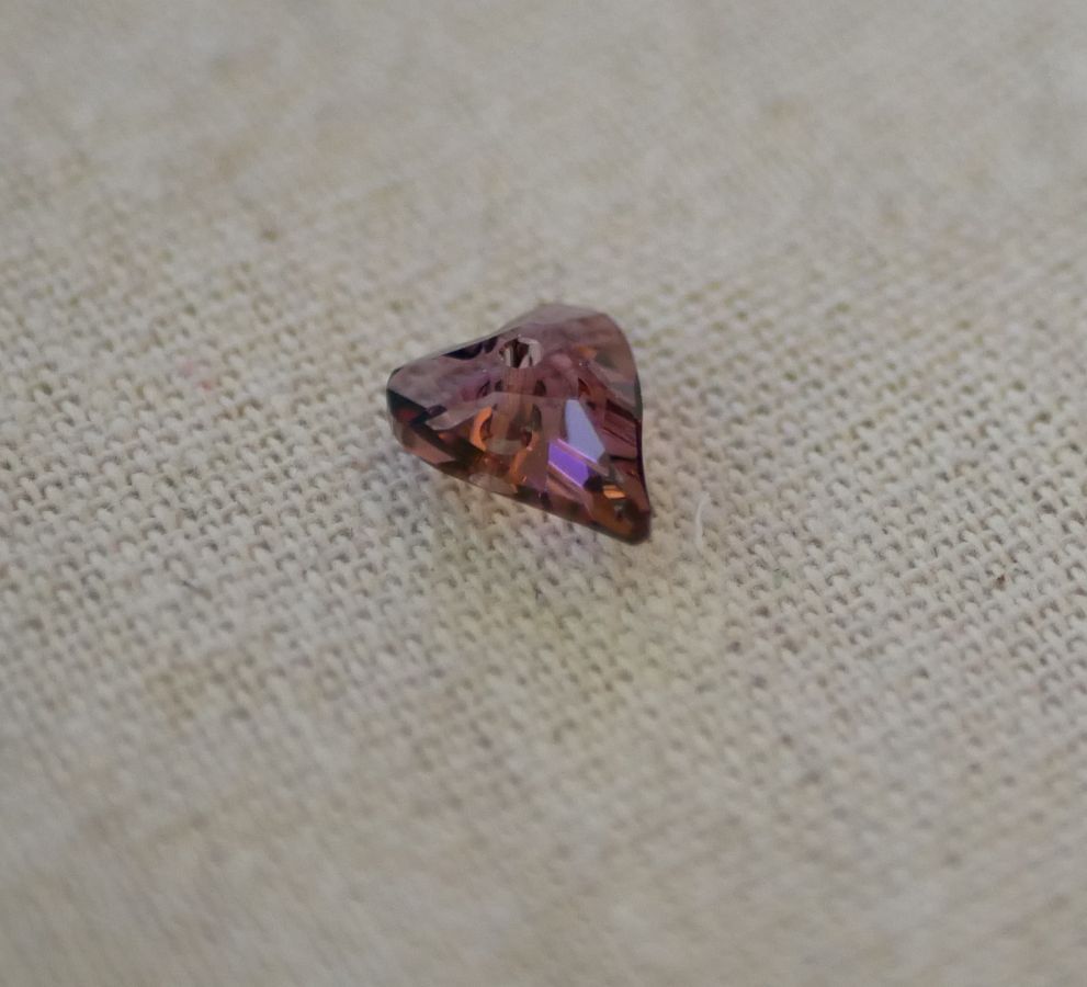 Pendentif Coeur Wild Swarovski 12 mm Crystal Antique Pink
