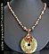 Pendentif et collier Cuba Unakite