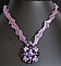 Pendentif en kit Andros Indigo violet