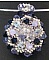 Pendentif Milos Lavande sur torque