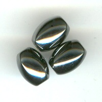 Perle hematite olive 6mm x 10