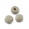 Perles en bois rondes Ecru 10mm  x 10