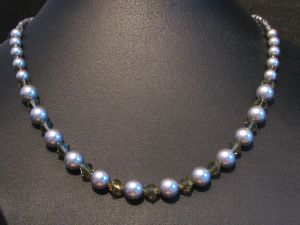 Perles nacr&eacute;es Light Grey 5810 8mm x10
