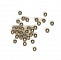 Rocaille 2 mm bronze dor&eacute; x4 gr
