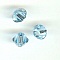 Toupie 4mm Aquamarine x 12