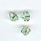 Toupie 4mm chrysolite Ab x 12
