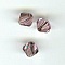 Toupie 4mm light rose satin x12