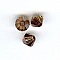 Toupie 4mm Light Smoke topaz satin x 300