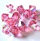 Toupie 4mm Rose AB x 12