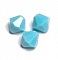 Toupie 4mm Turquoise x 12