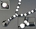 Toupie 4mm White Alabaster x 12