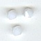 Toupie 4mm White Alabaster x 12