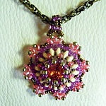 Tutoriel pendentif m&eacute;daillon Bohemian