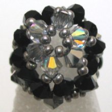 Kit bague Honshu noir & argent