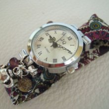 Kit montre bracelet Liberty Prune