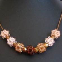 Collier Ras De Cou Perles D'ambre Jaune (copal) Poli Vintage Années 1960-1970